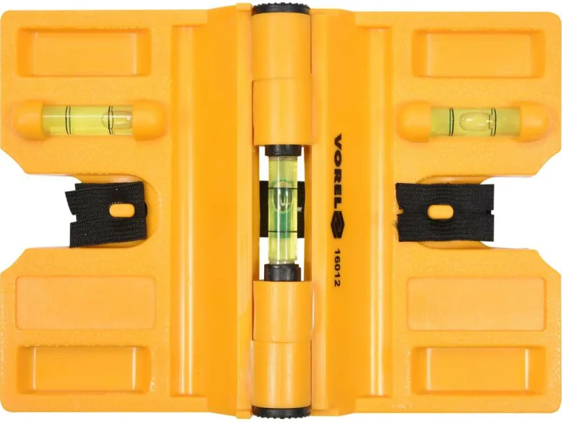 Vorel 16012 - Nivel de precisión de 190 mm, ideal para mediciones exactas en trabajos de construcción y carpintería.