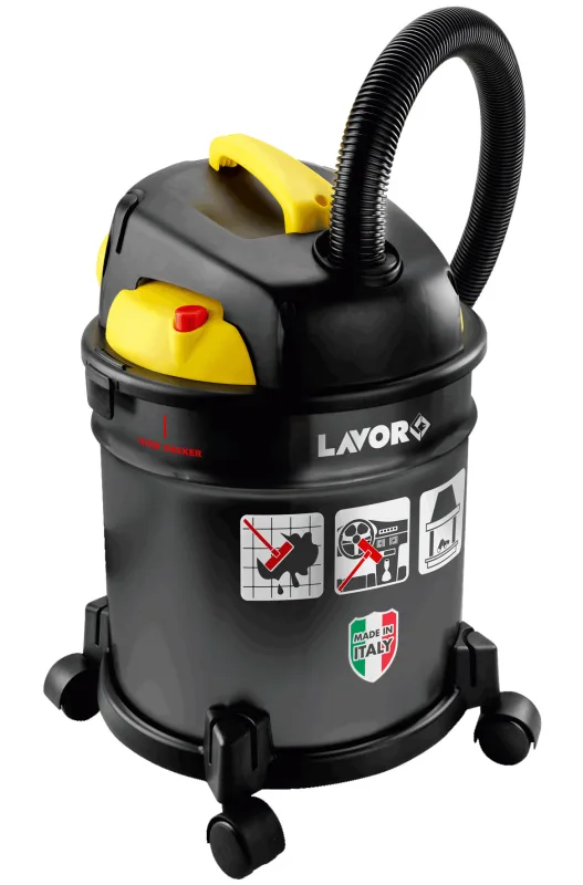 Lavorwash Freddy - Aspiradora en seco y húmedo, 1200 W, Color Negro