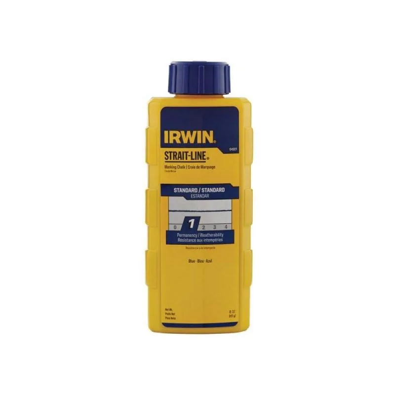 Irwin Industrial Tool 64901 8 onzas Tiza en polvo azul - Cantidad 6