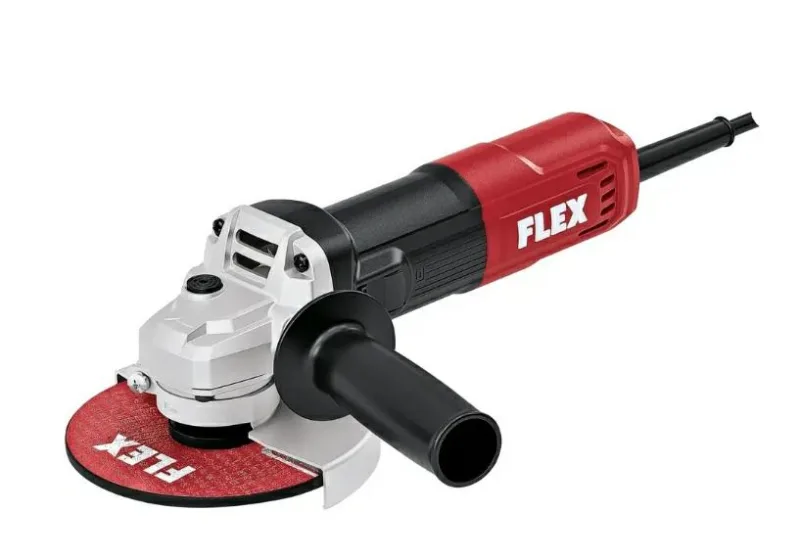 FLEX Amoladora angular L 811 125, 800 W, diámetro de disco de 125 mm, bloqueo de reinicio, protección contra el polvo, 533120