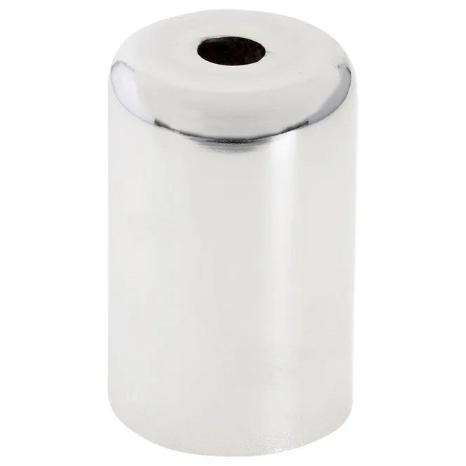 Portalámparas e27 en metal cromado