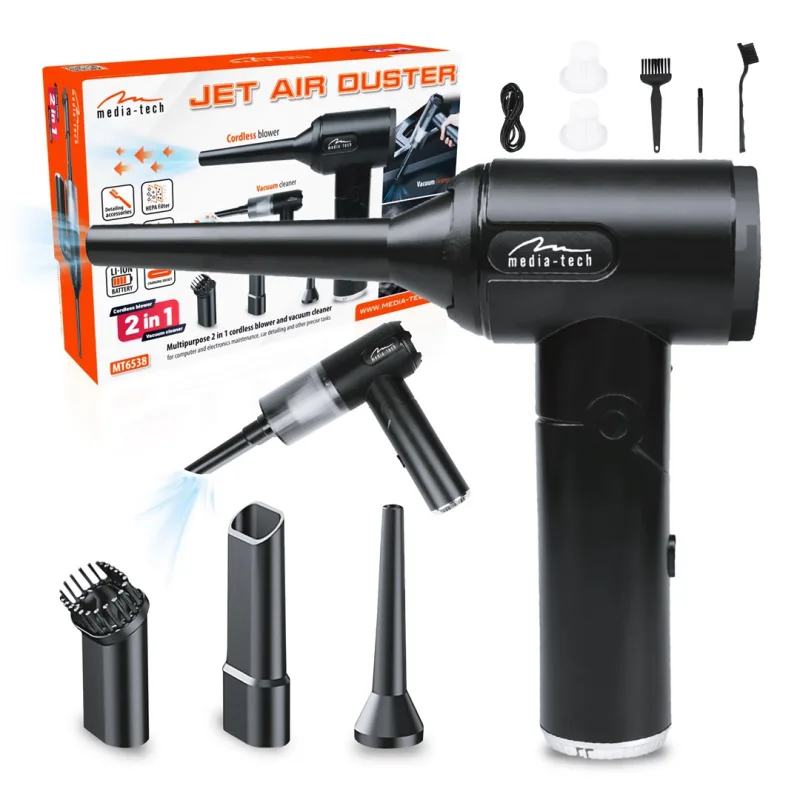 Soplador de aire inalámbrico 2 en 1 jet air duster mt6538