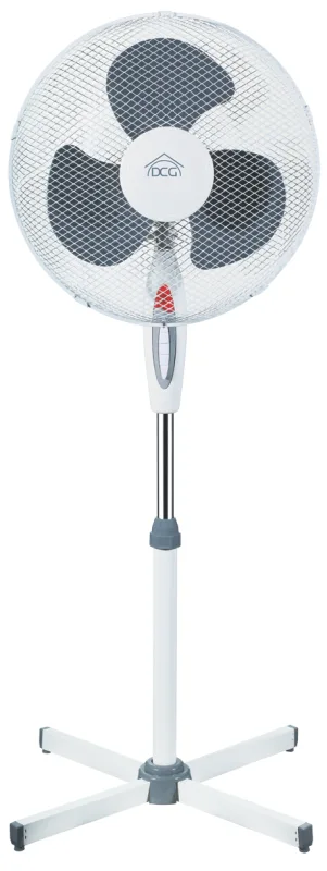 DCG Eltronic VE1625 ventilador Negro, Blanco