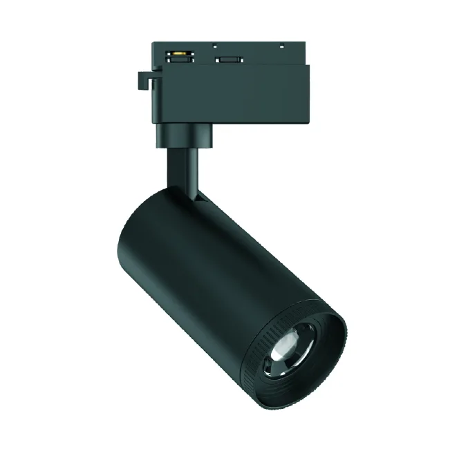 Foco para carriles argos (2 hilos) 30w led cct l.7,5xan.8xal.23cm negro