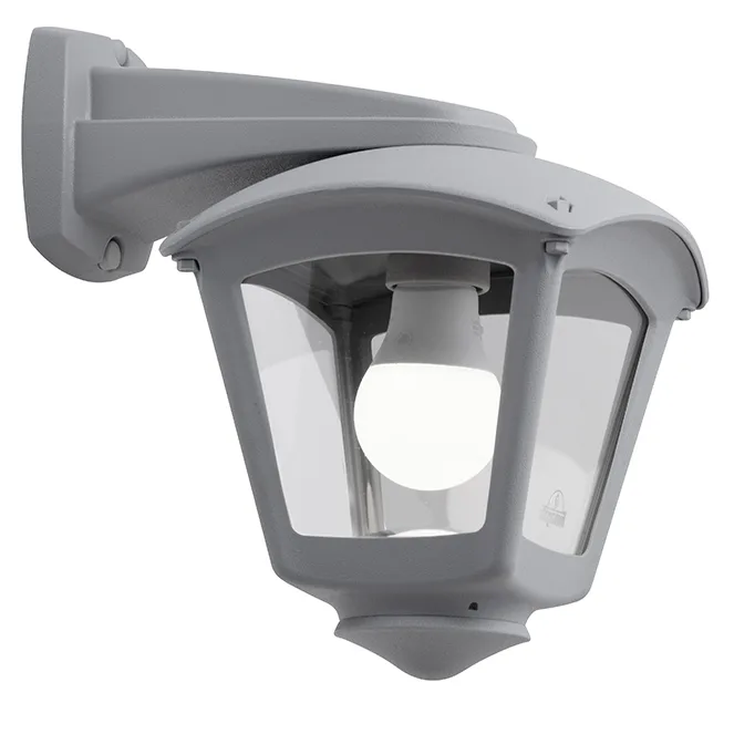 Aplique roby 1xe27 ip55 l.20xan.26xal.27,5cm resina gris