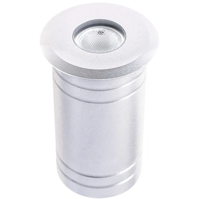 Downlight empotrable anderson ip65 1x2w led 172lm 3000k d.5,5cm aluminio