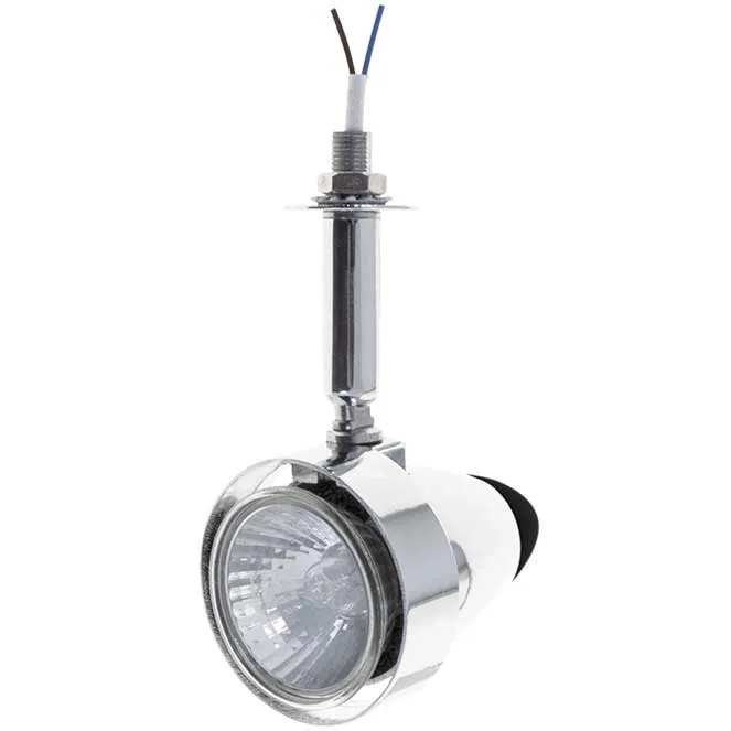 Foco tiago wengue/cromo 1xgu10 para uso en lamparas