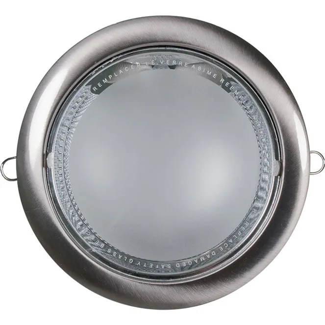 Downlight empotrable perla 2xe27d.23cm niquel