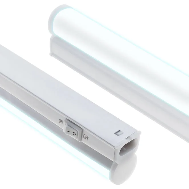 Regleta axinite 150cm con interruptor 1x20w led 1800lm 6400k l.149,7xan.2xal.3,7cm blanco