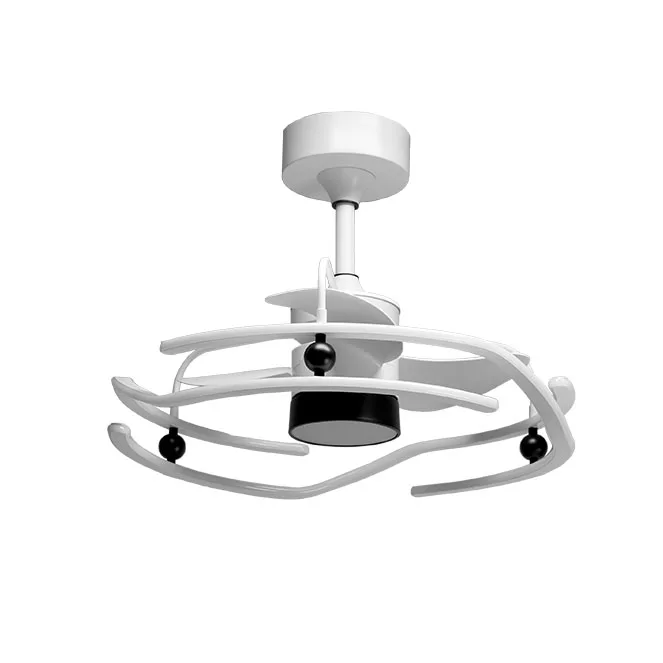 Ventilador dc alison blanco, 3 aspas, 125w+125w led 3000|4000|6000k, al.50xd.63cm