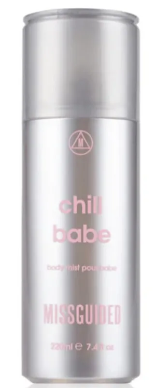 Missguided Chill Babe - Spray corporal de 220 ml, aroma fresco, suave y relajado, fragancia ligera para uso diario