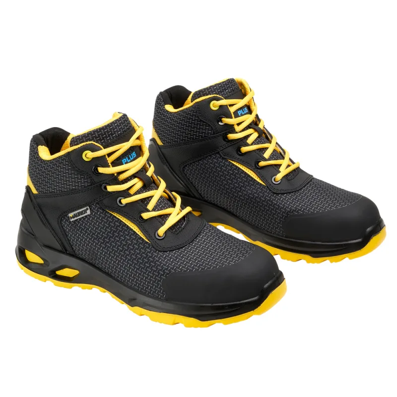 Bota seguridad maurer s3 modelo amerina antideslizante con suela composite y resistencia a los hidrocarburos. talla 42.