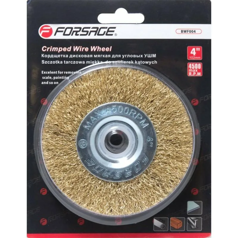 Cepillo de ángulo de disco suave para amoladoras 100mm