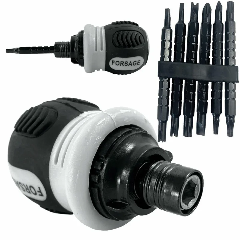 Destornillador doble cara con puntas incluidas