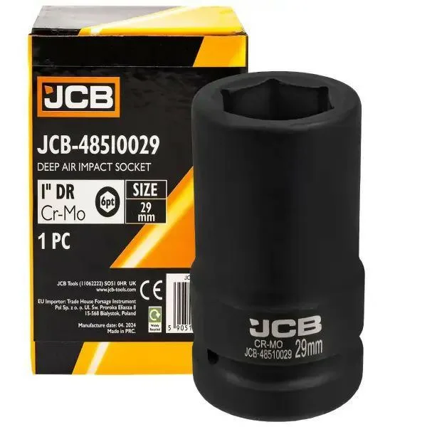 Adaptador de impacto profundo 1" 29mm (12 puntas)