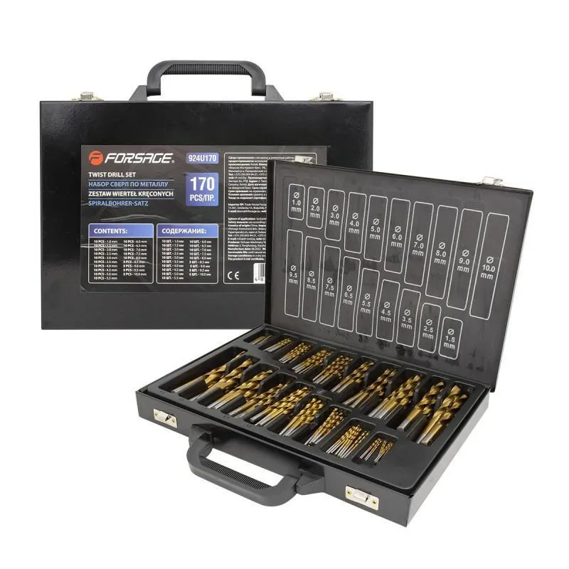 Juego de brocas 170 piezas