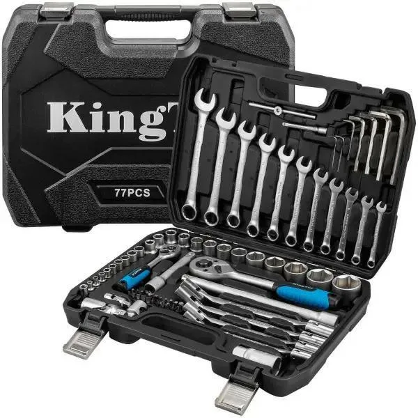 Juego de herramientas 77 piezas 1/4", 1/2" (4-32mm)