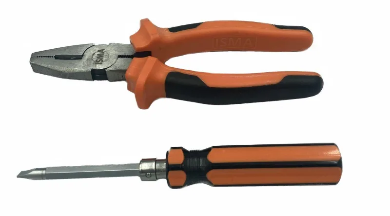 Kombinerki 165 mm + gratis destornillador 2 en 1