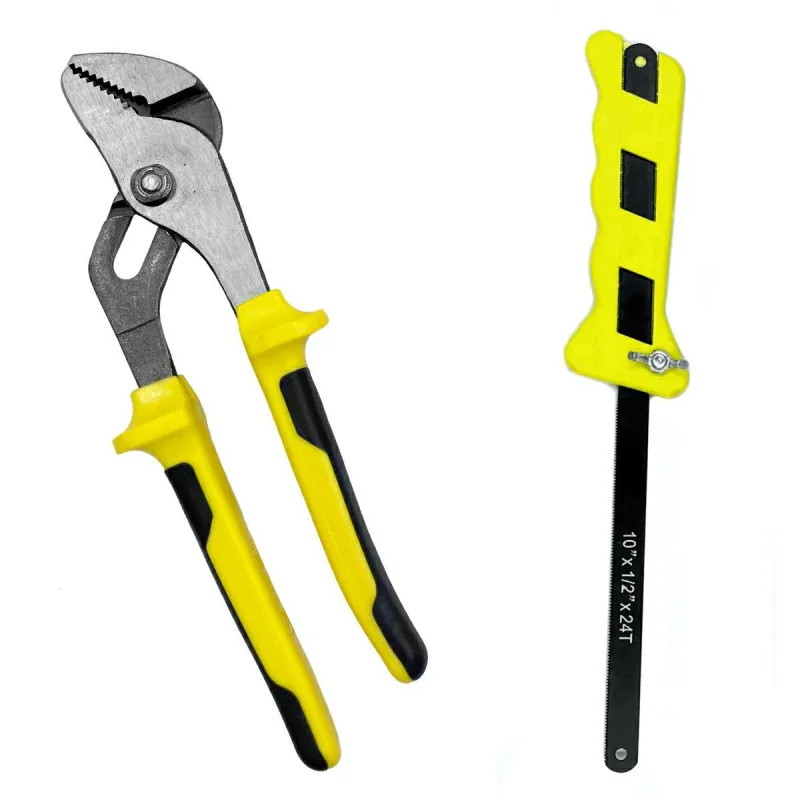 Alicates universales 200mm + sierra manual