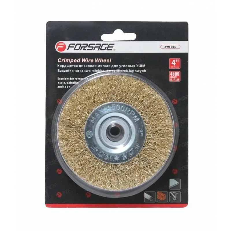 Cepillo de ángulo de disco suave para amoladoras 125mm