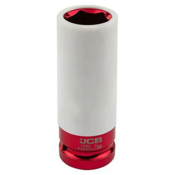 Adaptador de impacto profundo para llantas de aleación con casquillo de seguridad 21mm 1/2"