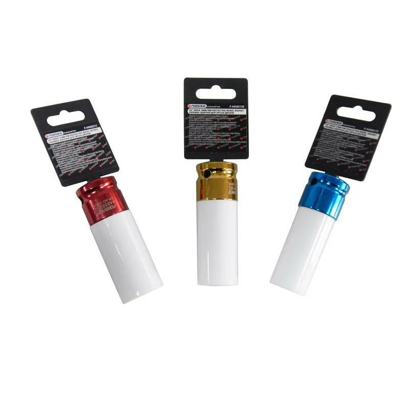 Nasadka de impacto profunda para llantas de aleación con casquillo de seguridad 17mm 1/2"