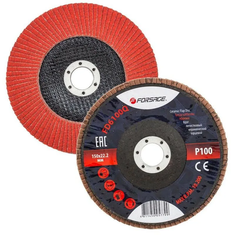 Disco de lijado lamelar 150x22.2mm p60