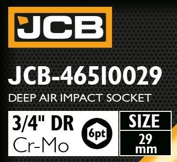 Adaptador de impacto profundo 3/4" 29mm (hexagonal)