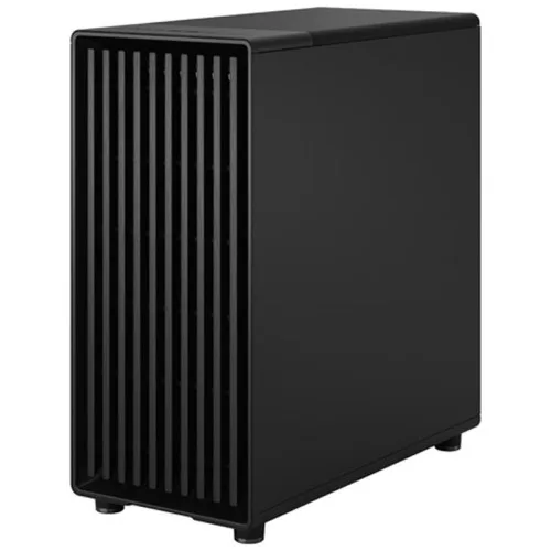 Fractal Design North Momentum Black - Caja PC Gaming de Alto Flujo de Aire, Panel Lateral de Vidrio, Frontal de Roble Negro, 3 Ventiladores Momentum 120 mm, Compatible ATX