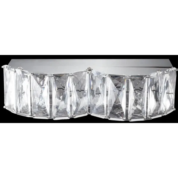 Aplique led cristal zurique 8w 690lm 4000k 6x20,5