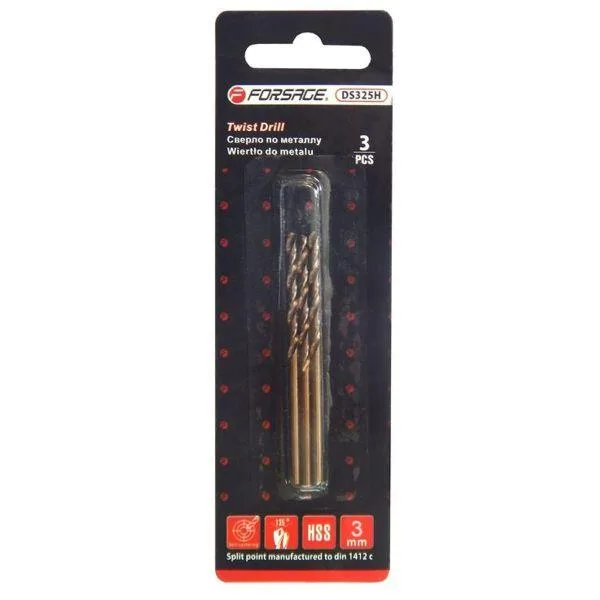 Wiertło do metali 3mm hss(3szt)