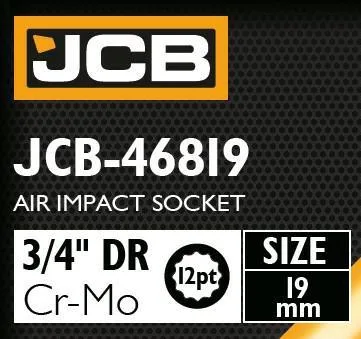 Adaptador de impacto 3/4" 19mm (12-puntas)