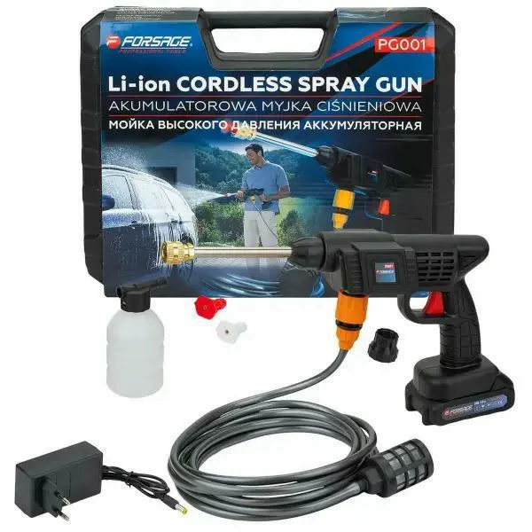 Limpiadora a presión inalámbrica 15 bar, 21v, 1500mah