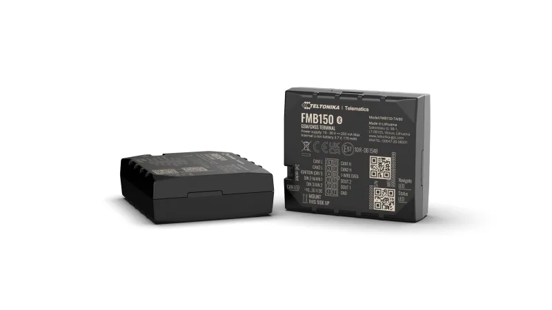 Teltonika TELEMATICS FMB150 CAN Support Universal Rastreador de GPS Negro