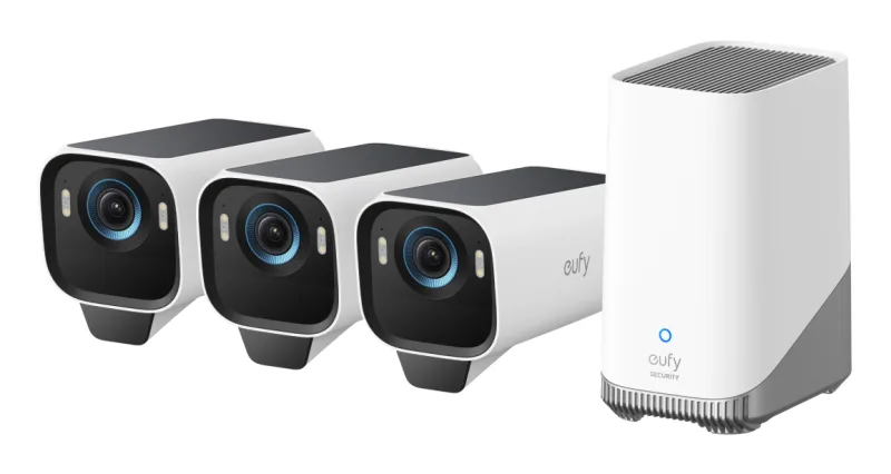 Eufy Cam S3 Pro 3+1 Bala (forma) Cámara de seguridad IP Exterior 3840 x 2160 Pixeles Pared