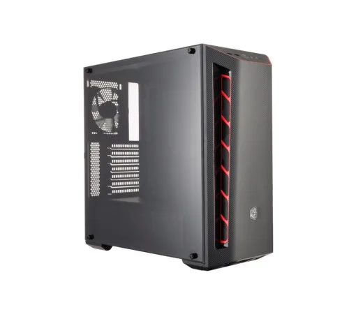 MILLENIUM MM1 Caja Gaming ATX con Vidrio Templado, 4 Ventiladores LED, 2×USB 3.0, 7 PCI, gestión de Cables, Negra