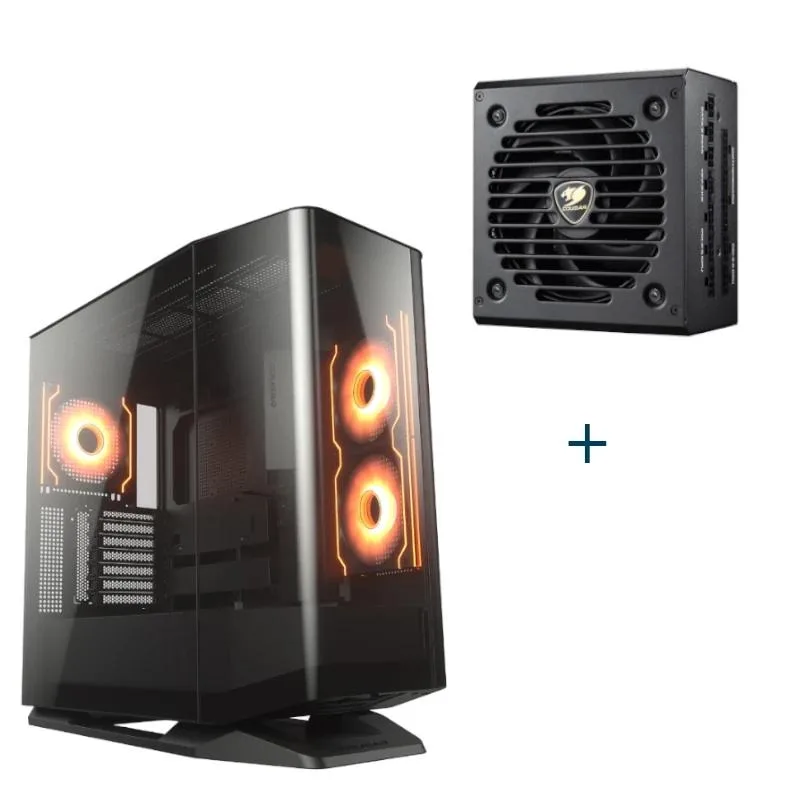 Cougar caja fv270 rgb + fte gex pro 750 80+gold