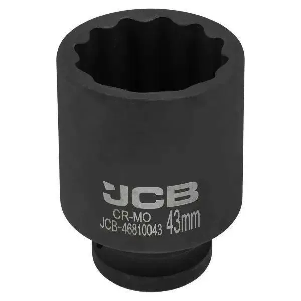 Adaptador de impacto profundo 3/4" 43mm (12 puntas)