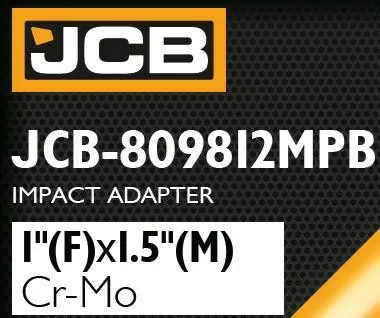 Adaptador de impacto 1"(f) x 1.5"(m)