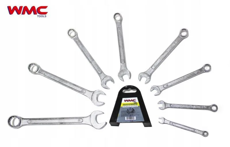 Juego de llaves de boca plana 8 piezas