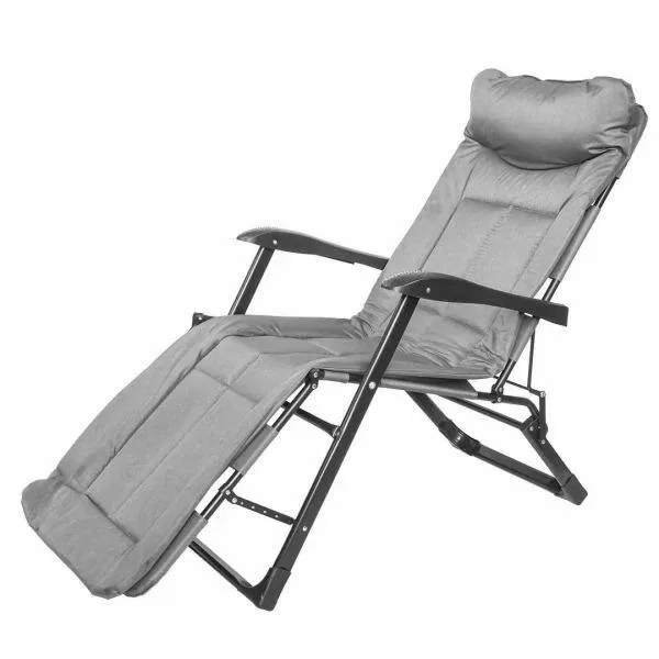 Silla plegable (gris) hasta 200kg