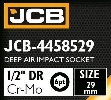 Adaptador de impacto profundo 1/2" 29mm (hexagonal de 6 caras)