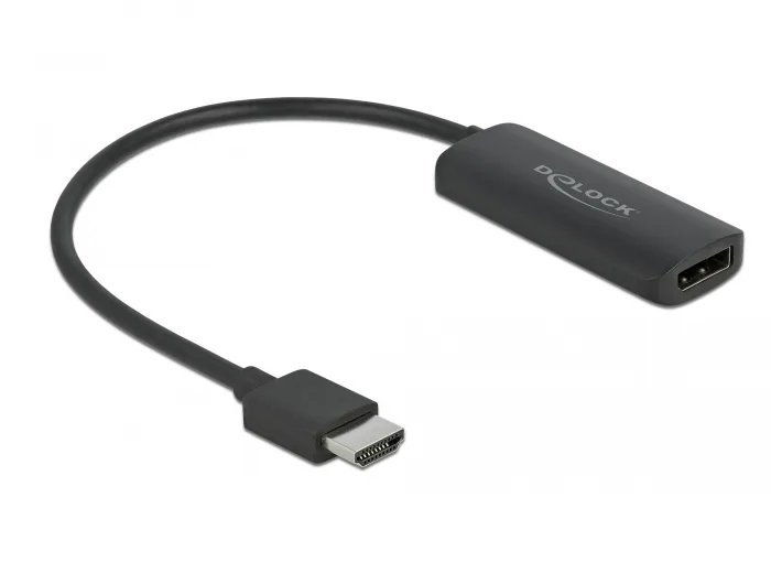 DeLOCK Adaptador HDMI-A macho a DisplayPort hembra 4K 60 Hz