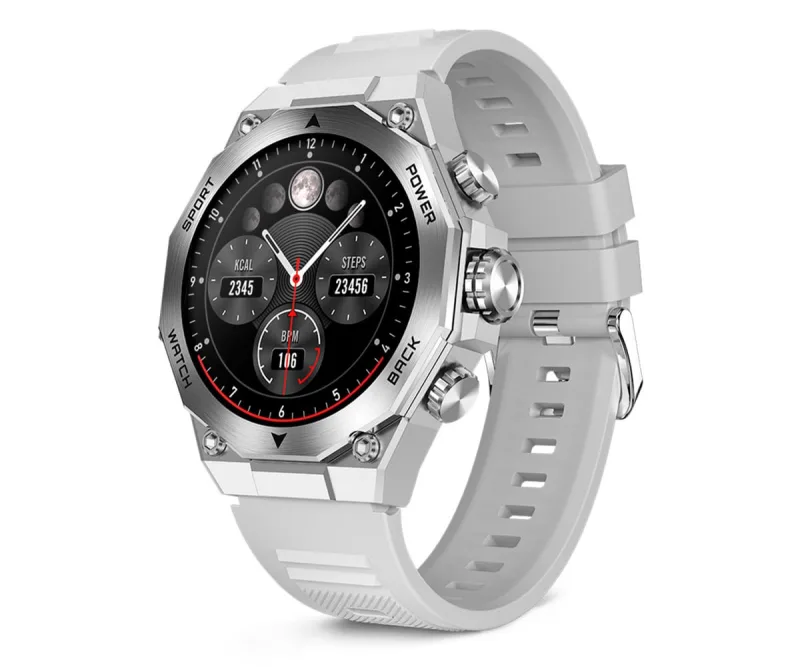 Ksix titanium plateado / smartwatch 1.43"