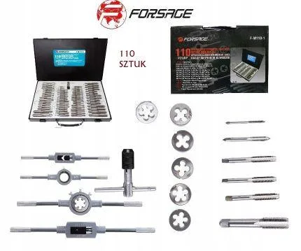 Taps and dies tool set 110el