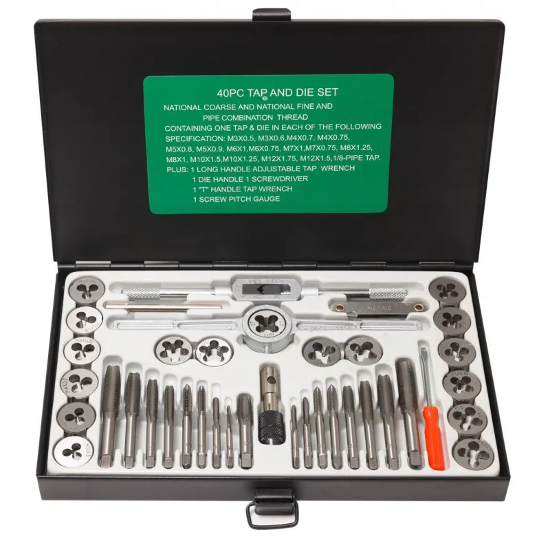 Taps and dies 40 el. set