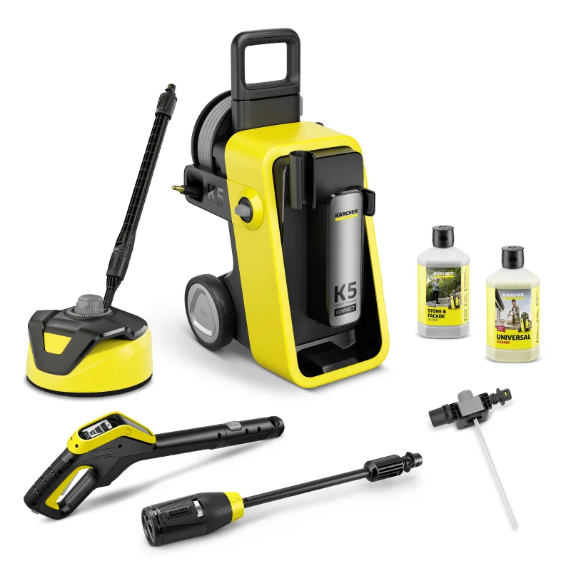 Kärcher K 5 Comfort Premium Connect Home Limpiadora de alta presión o Hidrolimpiadora Vertical 500 l/h 2100 W Amarillo