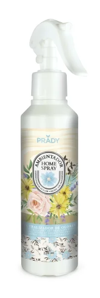 Prady - Ambientador Home Spray Neutralizador de Olores - 220 ml - Frescura Duradera para Tu Hogar