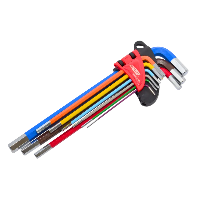Awtools klucze imbusowe hex/ 1,5-10,0mm/9szt. kolor długie black line