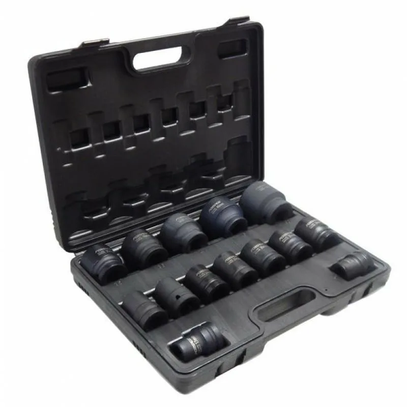 Juego de accesorios de impacto 3/4" 14 piezas (hexagonales) (6-50mm)